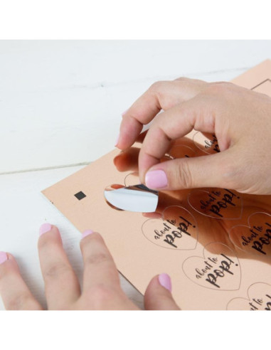 Etiquetas (Foil) Imprimibles Rose Gold