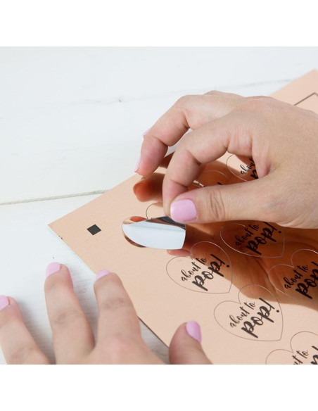 Etiquetas (Foil) Imprimibles Rose Gold