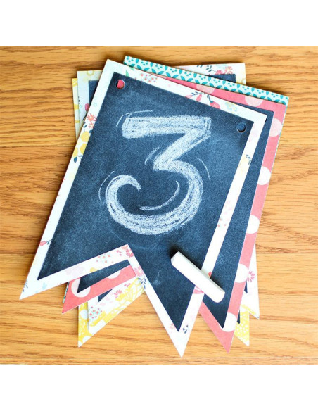 Chalkboard Cardstock (cartulina pizarra con adhesivo) - Silhouette