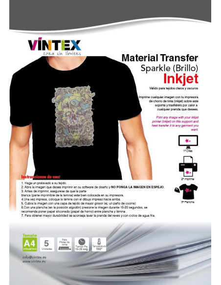 Transfer "Sparkle" Inkjet