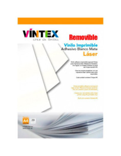 Vinilo Adhesivo Imprimible Blanco Mate - Impresora Láser 2