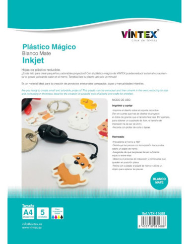 Plástico Mágico en Blanco Mate para...