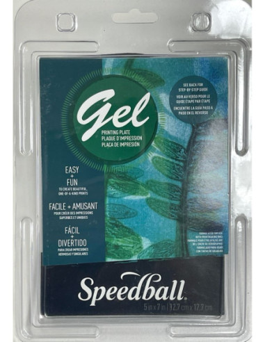 Plancha de gel para monotipo 5x7"