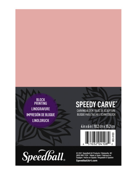 Bloques de tallado para impresión Rosa Speedball®