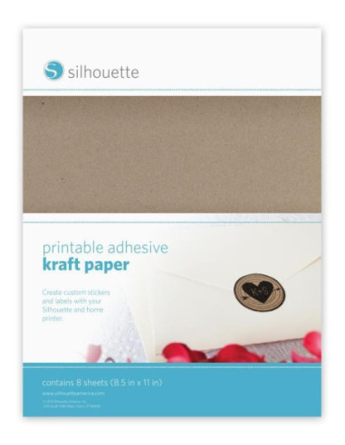 Papel Kraft Adhesivo Imprimible