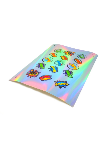 PET Holográfico Imprimible Adhesivo Vintex