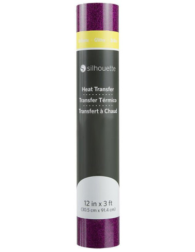 Vinilo textil Glitter Silhouette 12"