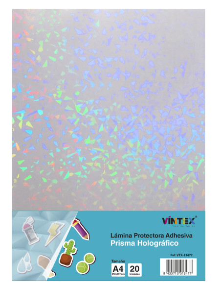 Lámina de protección Prisma Holográfica Vintex