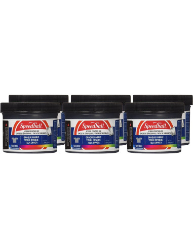 Kit 6 tintas opacas para serigrafía...