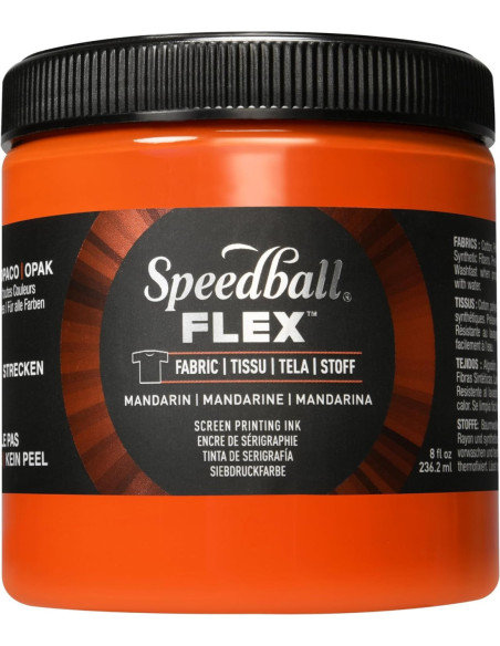 Tinta elástica para tejidos 8oz Speedball