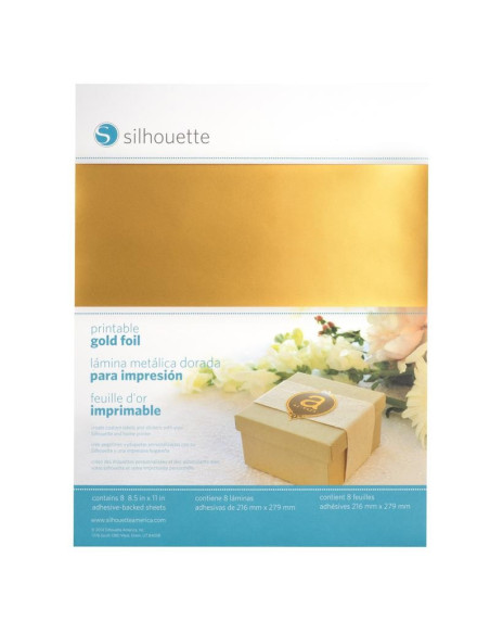 Etiquetas Oro Brillo imprimibles