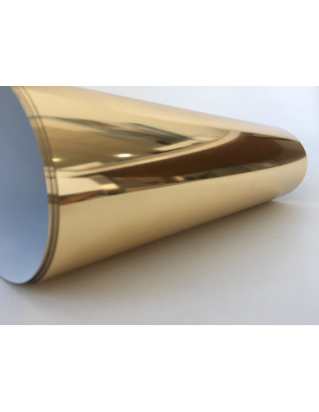 Vinilo textil - textura "Oro espejo"
