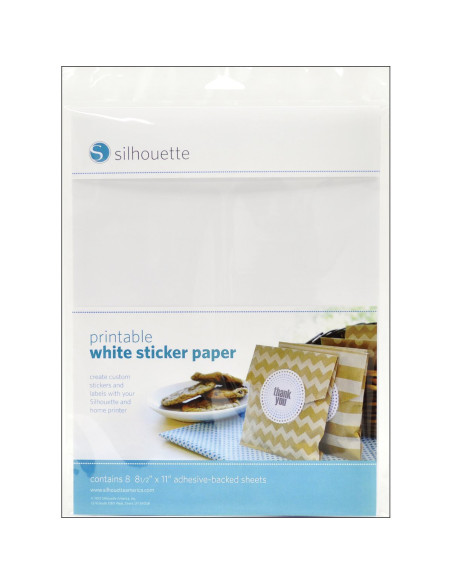 Etiquetas papel Blanco imprimibles