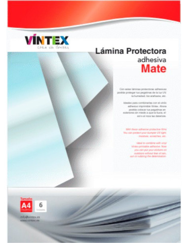Láminas protectoras adhesivas