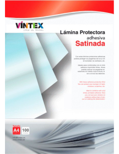 Láminas protectoras adhesivas
